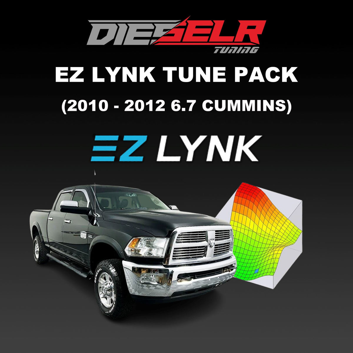 DIESELR EZ Lynk Tune Files (2010-2012 Cummins 6.7L) Tune Files DIESELR Tuning 