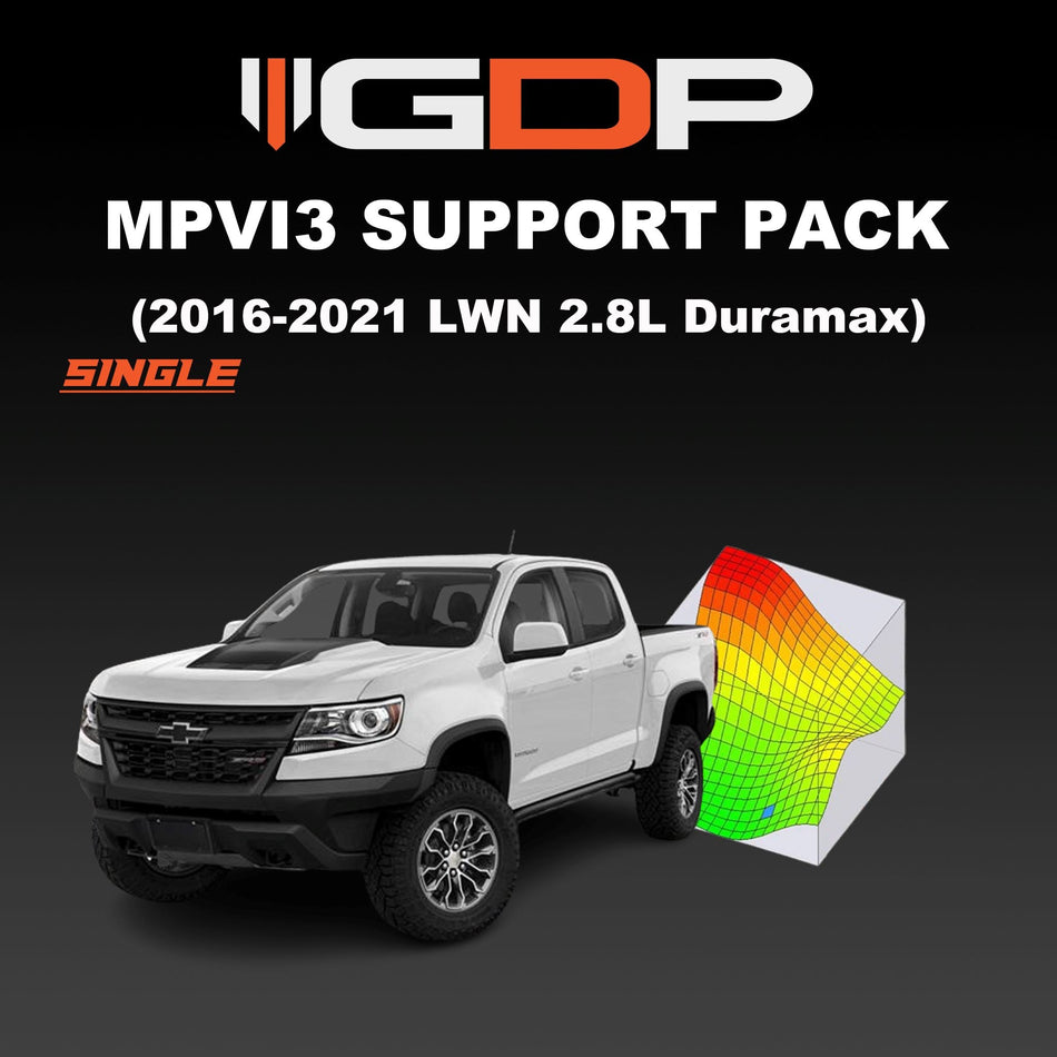 GDP MPVI3 Support Pack (16-21 Chevy Colorado/GMC Canyon 2.8L Duramax) GDP Tune Files GDP 