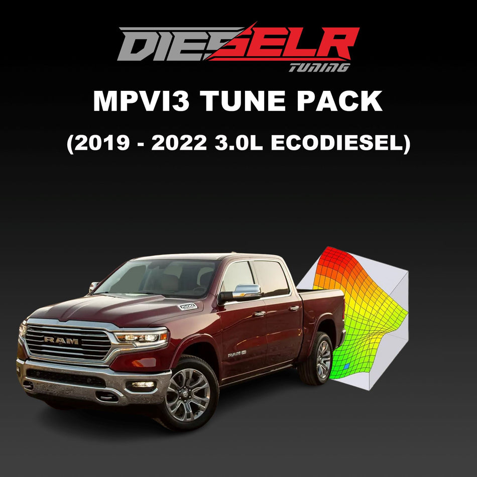 DIESELR MPVI3 Tune Files (2019-2022 Eco Diesel 3.0L) Tune Files DIESELR Tuning 