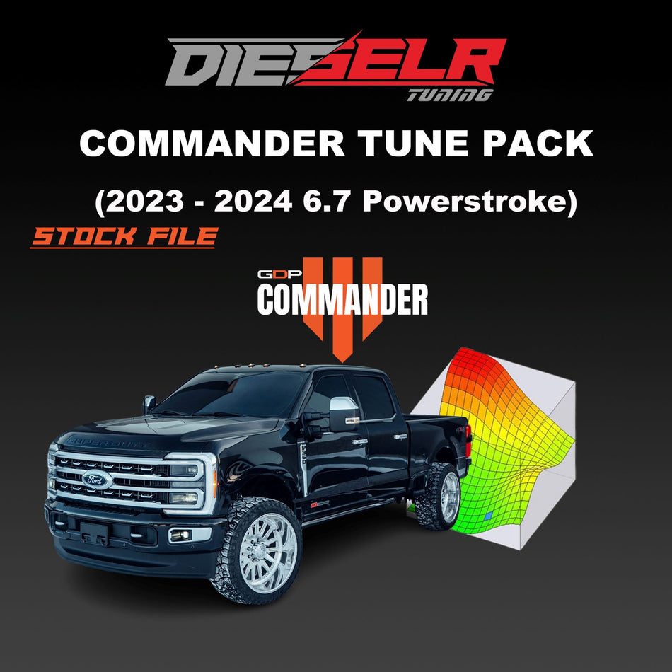 DIESELR Commander Tune Files (2023-2024 Powerstroke 6.7L) Tune Files DIESELR Tuning 