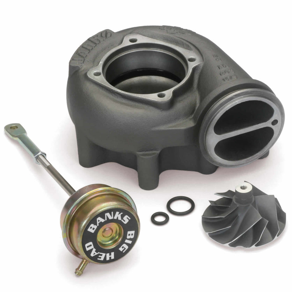 Turbo Upgrade Kit 99.5-03 Ford 7.3L Big-Head Wastegate Compressor Wheel Quick Turbo Banks Power