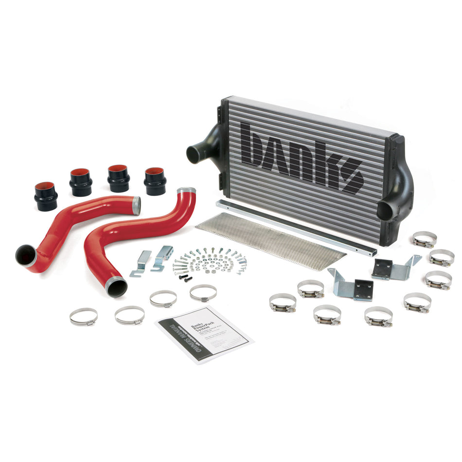 Intercooler System W/Boost Tubes Large Aluminum 99.5-03 Ford 7.3L Banks Power