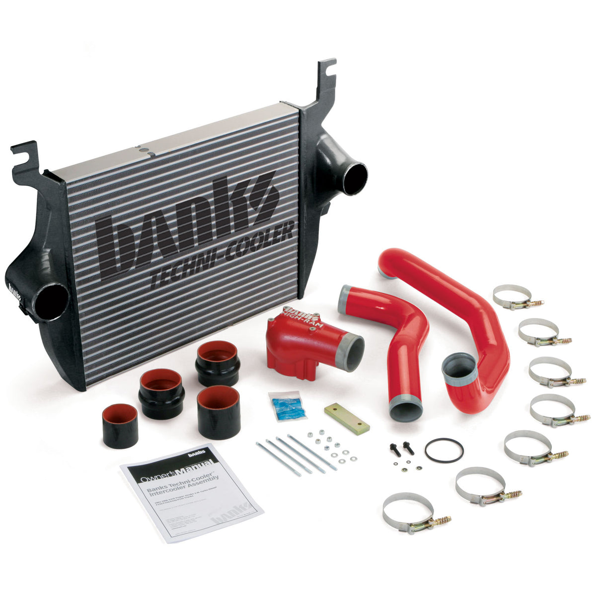 Intercooler System 05-07 Ford 6.0L F250/F350/F450 W/High-Ram and Boost Tubes Banks Power