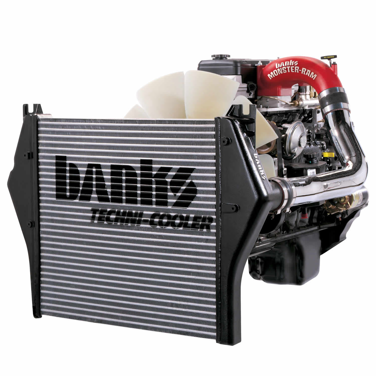 Intercooler System 03-05 Dodge 5.9L W/Monster-Ram and Boost Tubes Banks Power