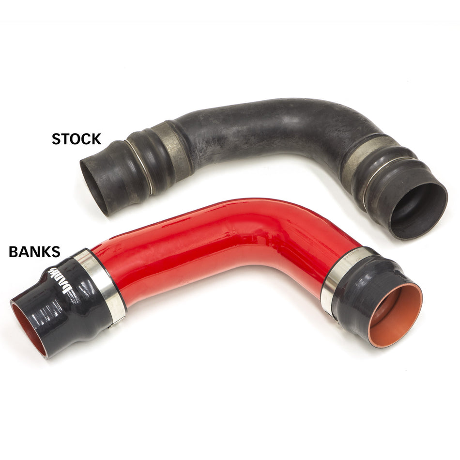 Boost Tube Upgrade Kit 2010-2012 Ram 2500/3500 Cummins 6.7L Red Powdercoat Banks Power