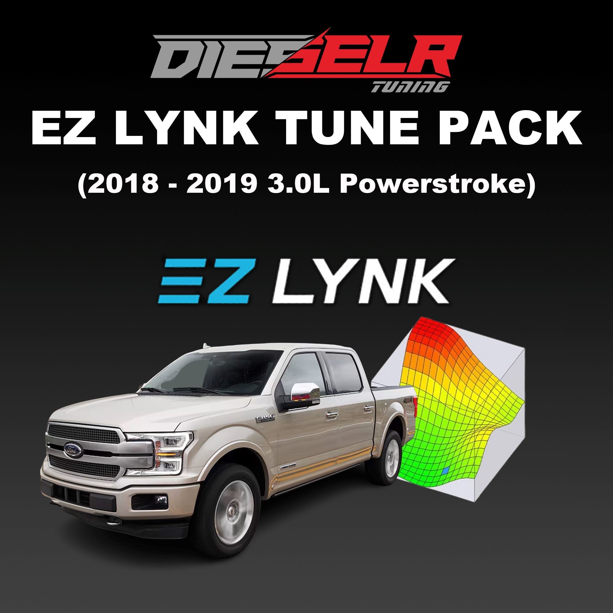 DIESELR EZ Lynk Tune Files (2018-2019 F-150 Powerstroke 3.0L) Tune Files DIESELR Tuning 