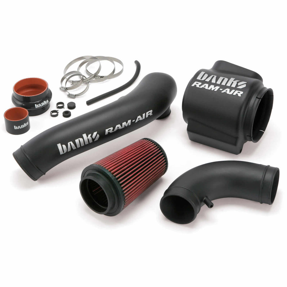 Ram-Air Cold-Air Intake System Oiled Filter 97-06 Jeep 4.0L Wrangler Banks Power