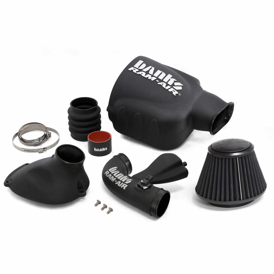 Ram-Air Cold-Air Intake System Dry Filter 04-14 Nissan 5.6L Titan Banks Power