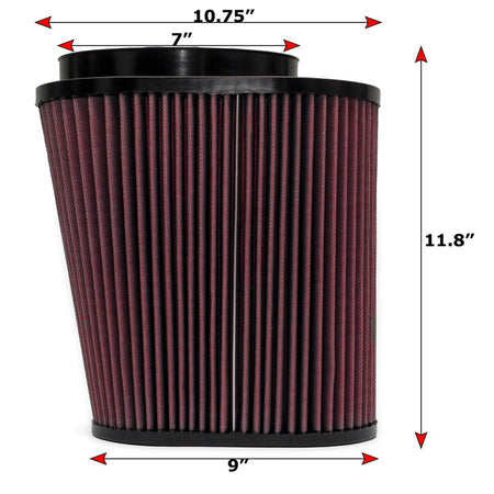 Air Filter Element for 20-24 Ford F250-F450 6.7L Powerstroke Oiled Filter Banks Power