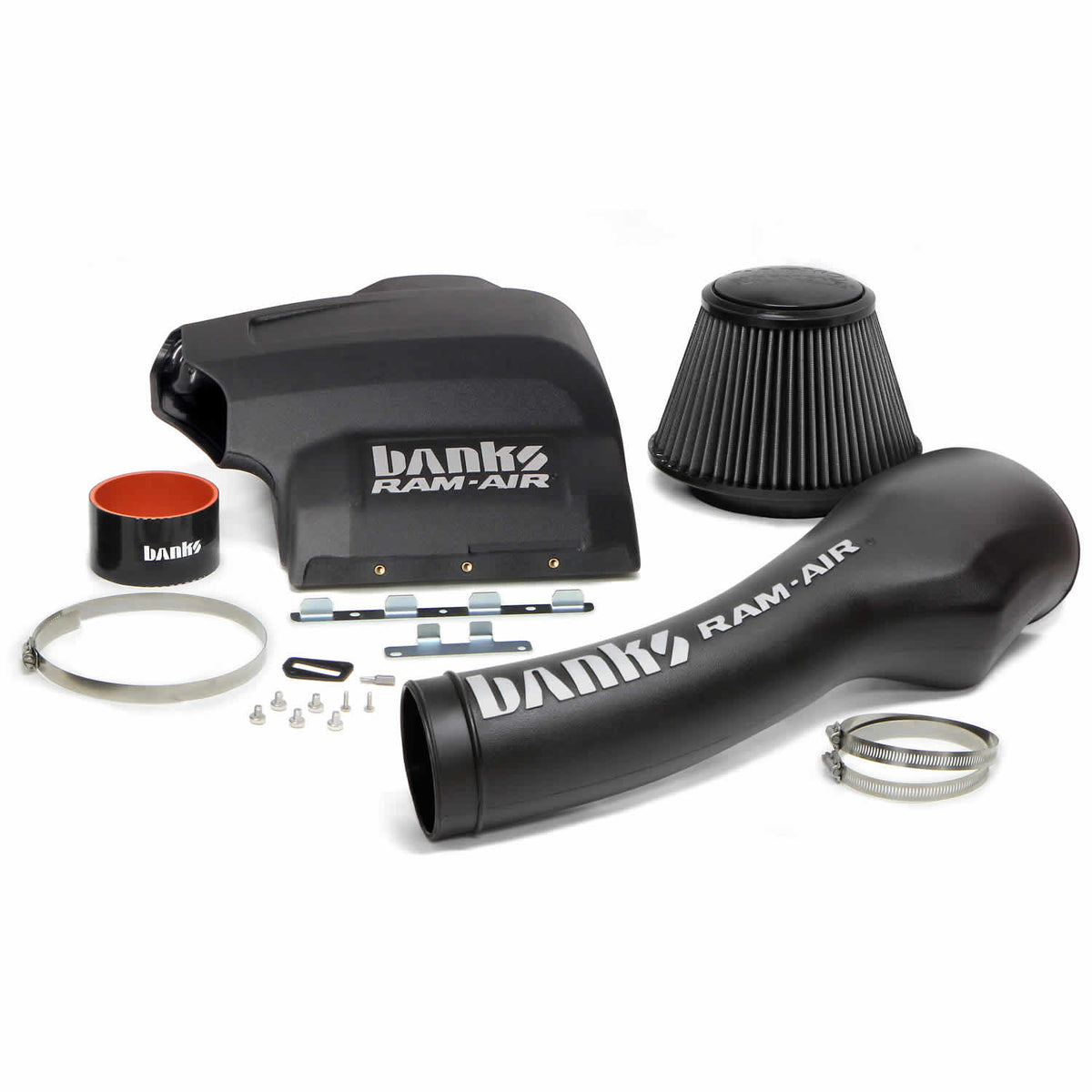 Ram-Air Cold-Air Intake System Dry Filter 11-14 Ford F-150 6.2L Banks Power