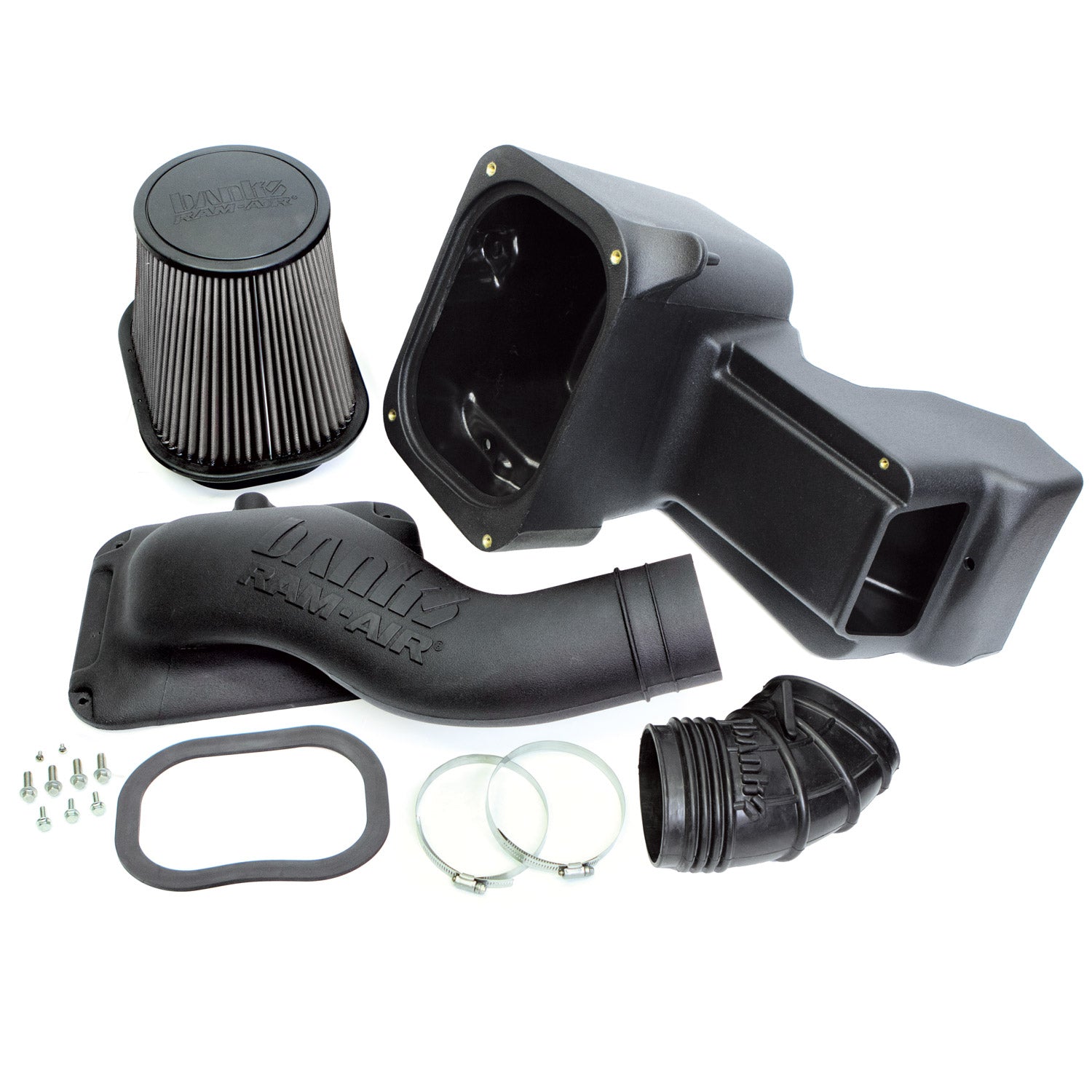 Ram Air Dry Filter Cold Air Intake System for 17-19 Ford F250/F350/F450 6.7L Power Stroke Banks Power