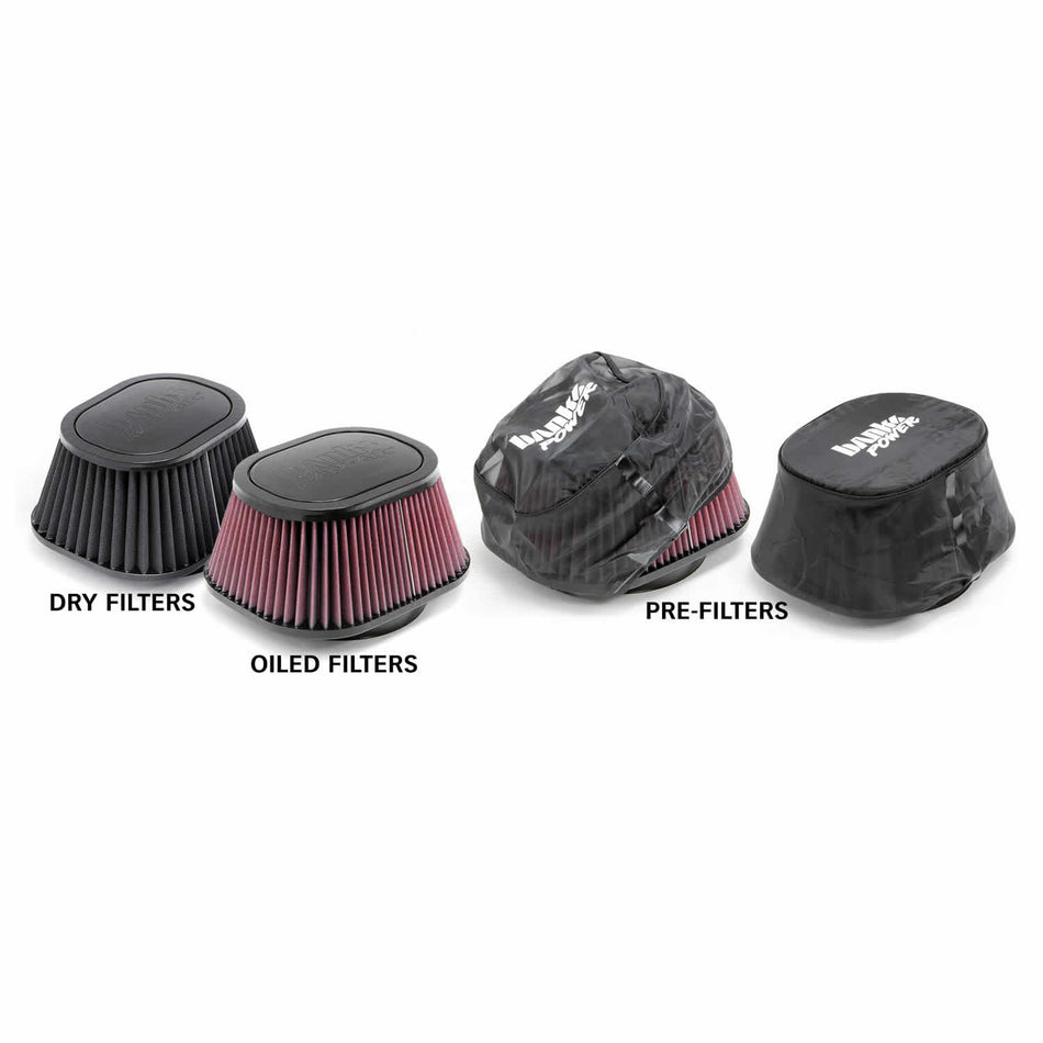 Ram-Air Cold-Air Intake System Dry Filter 04.5-05 Chevy/GMC 6.6L LLY Banks Power