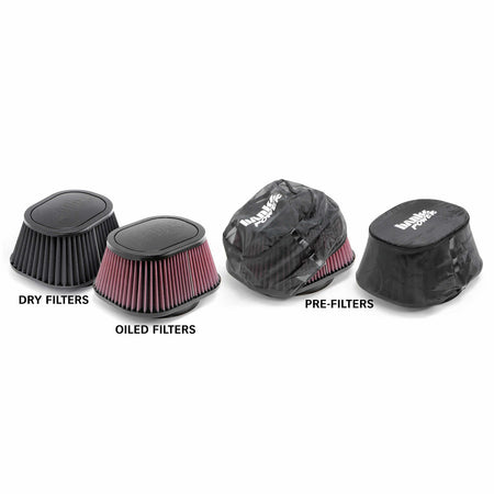 Ram-Air Cold-Air Intake System Oiled Filter 06-07 Chevy/GMC 6.6L LLY/LBZ Banks Power