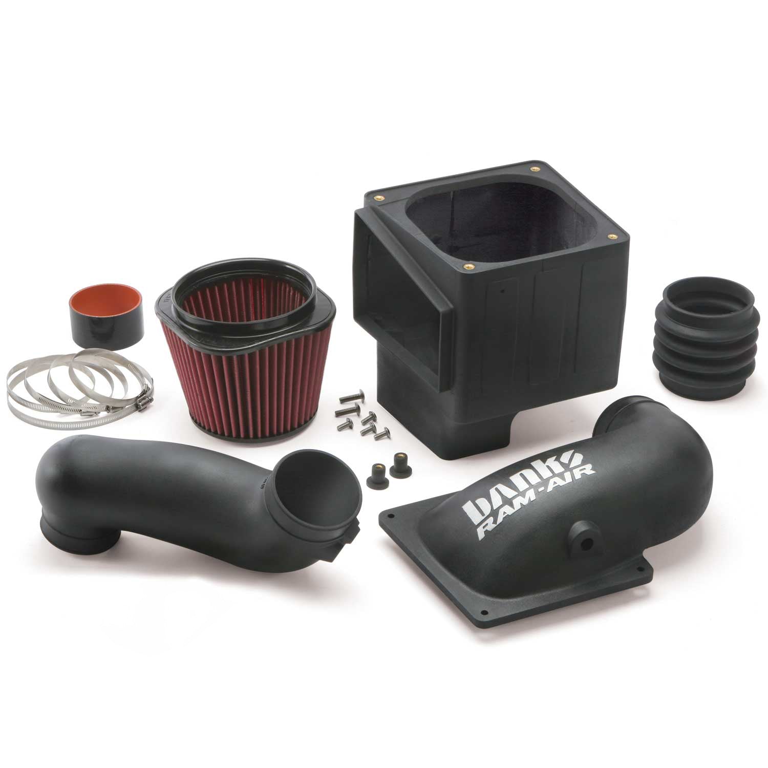 Ram-Air Cold-Air Intake System Oiled Filter 03-07 Dodge 5.9L Banks Power