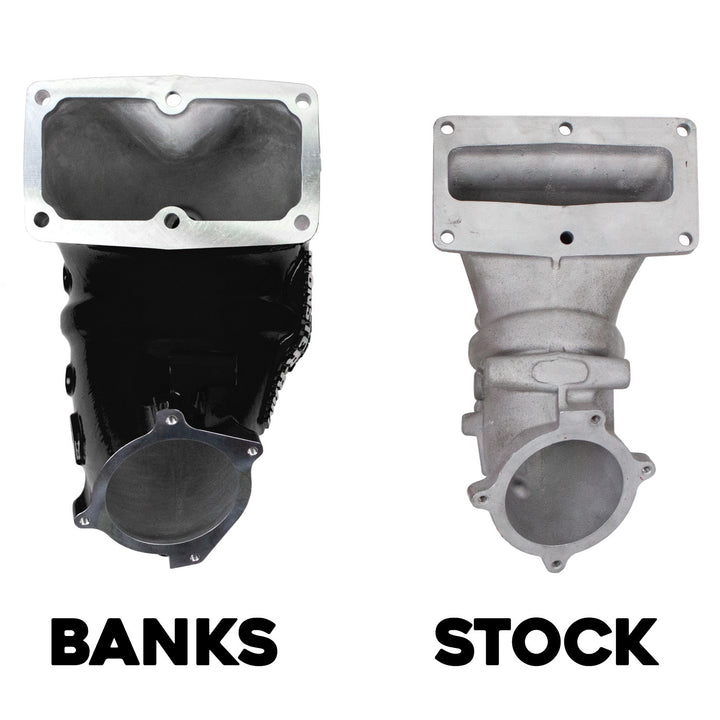 Monster-Ram Intake System for 07.5-12 Dodge Ram 2500/3500 6.7L Cummins Black Powdercoat Banks Power