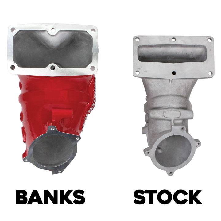 Monster-Ram Intake System for 07.5-12 Dodge Ram 2500/3500 6.7L Cummins Red Powdercoat Banks Power