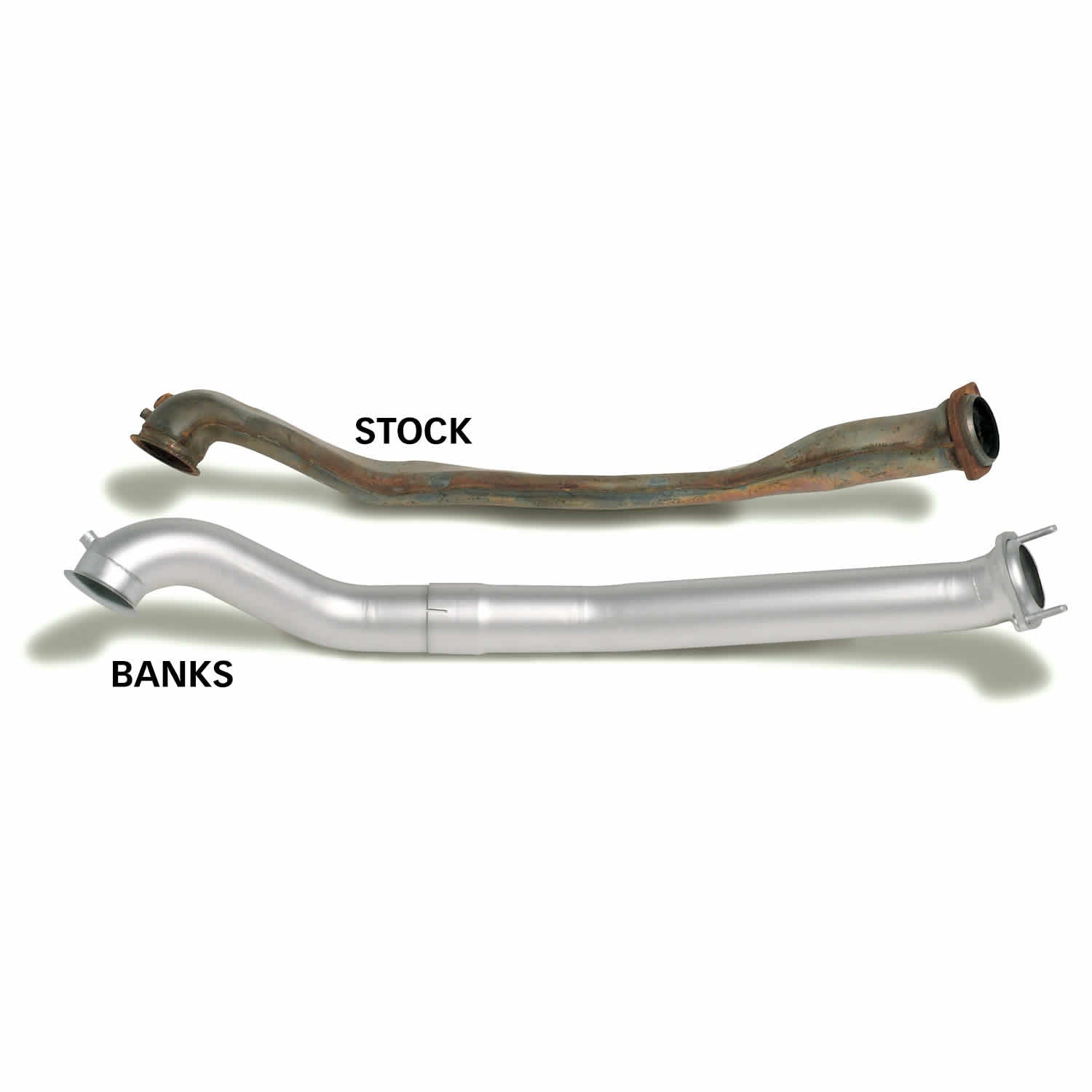 Monster Exhaust System Single Exit Black Tip 94-97 Ford 7.3L ECLB Banks Power