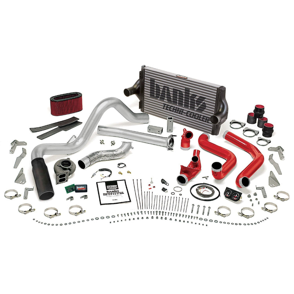 PowerPack Bundle Complete Power System W/OttoMind Engine Calibration Module Black Tip 95.5-97 Ford 7.3L Manual Transmission Banks Power