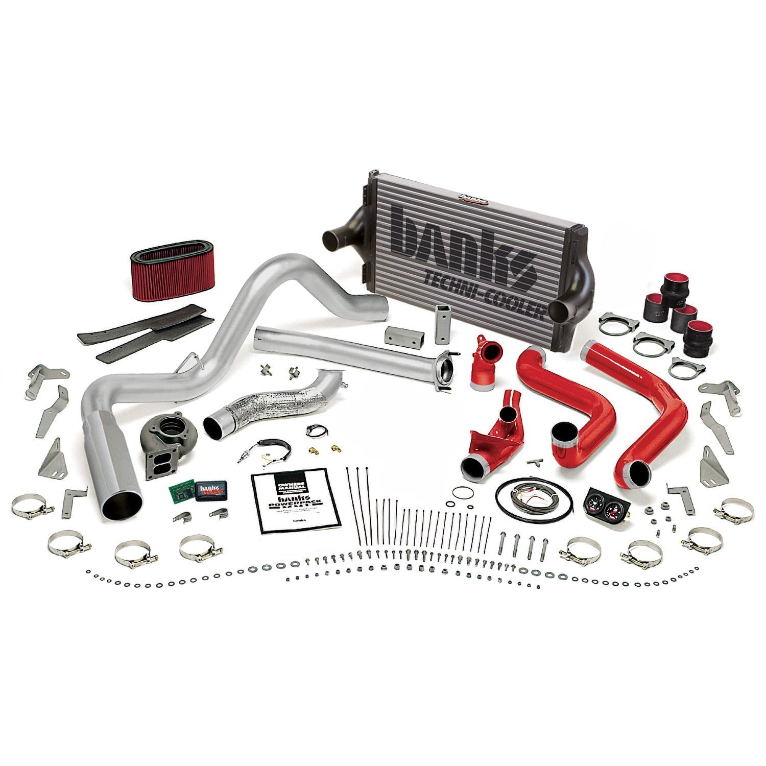 PowerPack Bundle Complete Power System W/OttoMind Engine Calibration Module Chrome Tip 95.5-97 Ford 7.3L Manual Transmission Banks Power