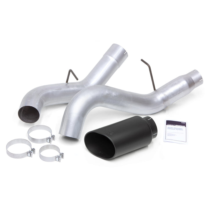 Monster Exhaust System for 11-15 Chevy/GMC 2500/3500 and (16 2500 Only) 6.6L Duramax LML (SRW) Black Tip Banks Power