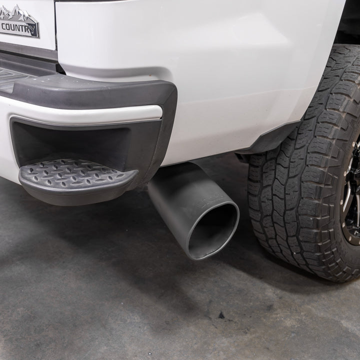 Monster Exhaust System for 11-15 Chevy/GMC 2500/3500 and (16 2500 Only) 6.6L Duramax LML (SRW) Black Tip Banks Power