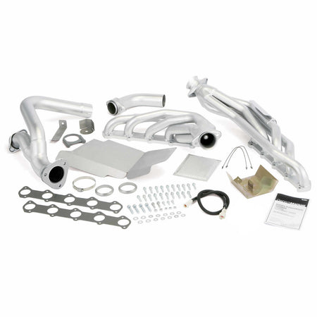 Torque Tube Exhaust Header System for 99-04 Ford 6.8L V-10 Truck W/ EGR Early Catalytic Converter Banks Power