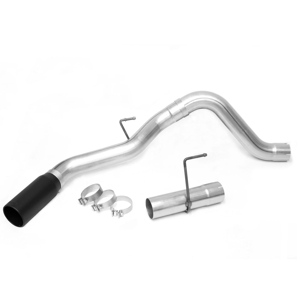 Monster Exhaust System Single Exit Black Tip 13-18 Ram 6.7L CCLB MCSB Banks Power