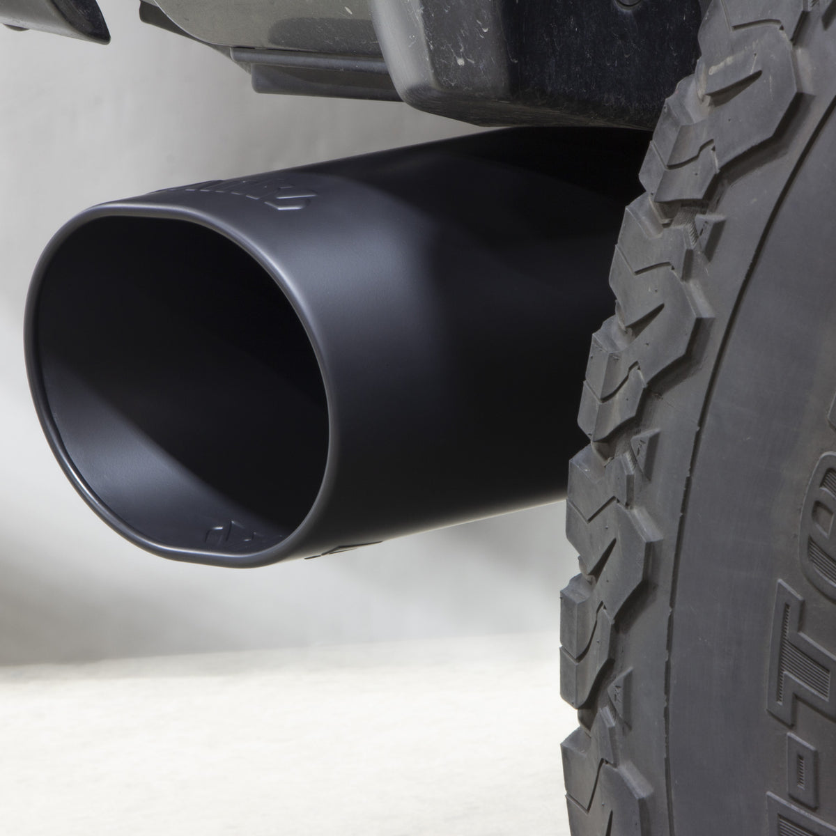 Monster Exhaust System 5-inch Single S/S-Black Tip for 10-12 Ram 2500/3500 Cummins 6.7L CCSB CCLB MCSB Banks Power