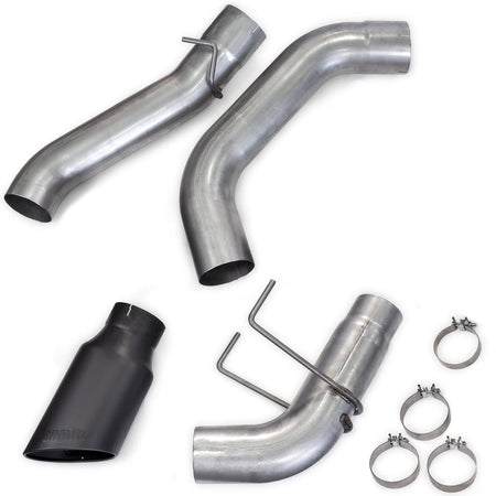 Monster Exhaust System for 19-24 Ram 2500/3500 6.7L Cummins Crew Cab Short Bed (SRW) Cerakote Black Tip Banks Power