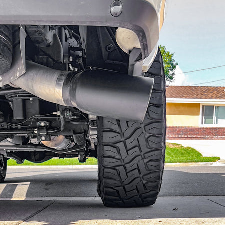 Monster Exhaust System for 19-24 Ram 2500/3500 6.7L Cummins Crew Cab Short Bed (SRW) Cerakote Black Tip Banks Power