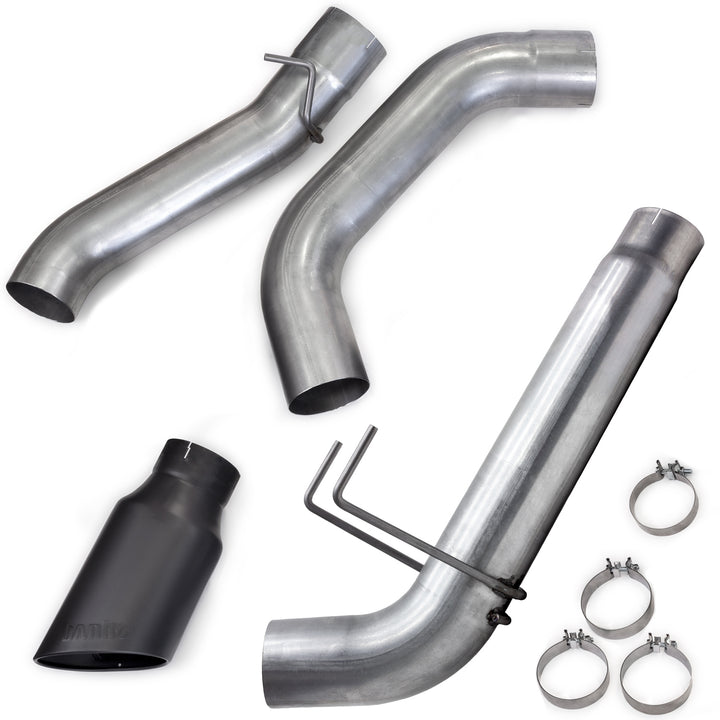 Monster Exhaust System for 19-24 Ram 2500/3500 6.7L Cummins Mega Cab Short Bed (SRW) Cerakote Black Tip Banks Power