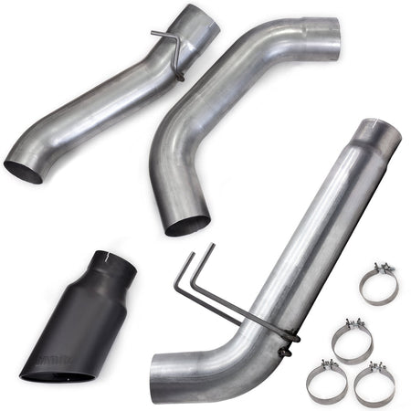 Monster Exhaust System for 19-24 Ram 3500 6.7L Cummins Mega Cab Short Bed (DRW) Cerakote Black Tip Banks Power