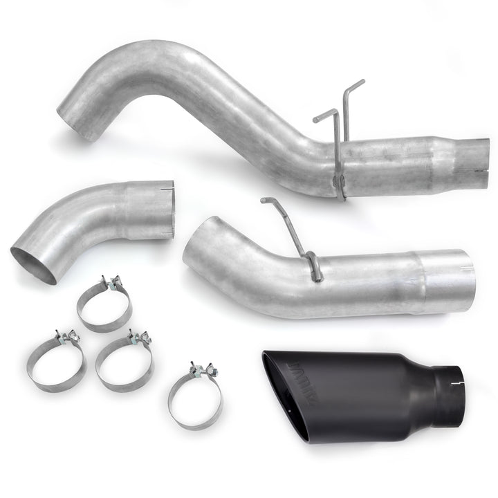 Monster Exhaust System for 11-15 Chevy/GMC 2500/3500 and (16 2500 Only) 6.6L Duramax LML (DRW) Black Tip Banks Power