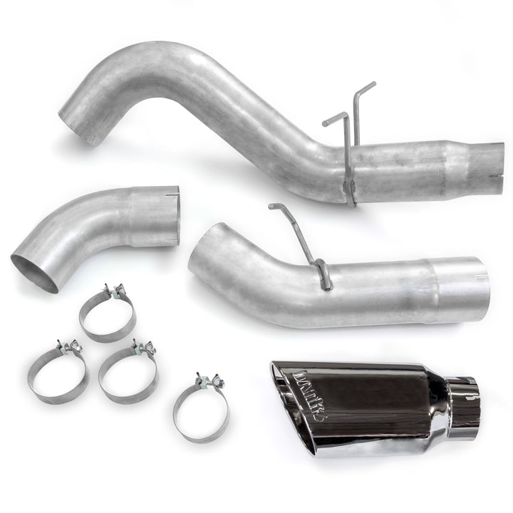 Monster Exhaust System for 11-15 Chevy/GMC 2500/3500 and (16 2500 Only) 6.6L Duramax LML (DRW) Chrome-Plated Stainless Tip Banks Power