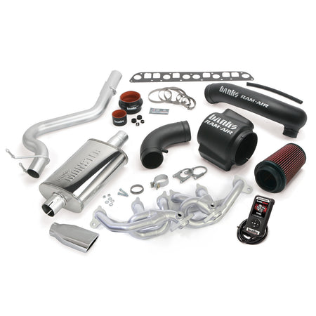 PowerPack Bundle Complete Power System W/AutoMind Programmer Black Tip 00-03 Jeep 4.0L Wrangler TJ Banks Power