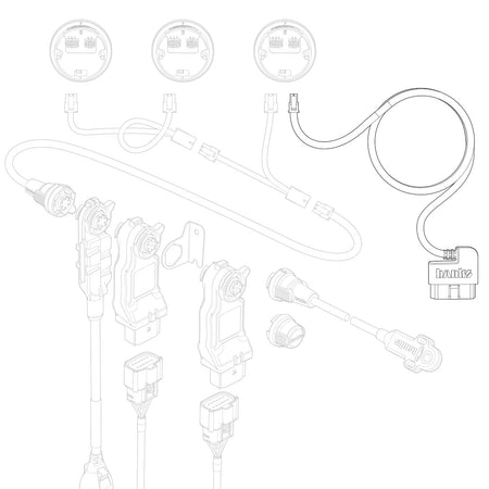 OBD-II Cable CAN Bus for iDash 1.8 Banks Power