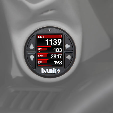 Six-Gun Diesel Tuner with Banks iDash 1.8 Super Gauge for use with 2006-2007 Dodge 5.9L Banks Power