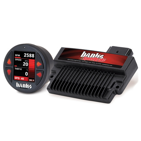 Banks SpeedBrake with Banks iDash 1.8 Super Gauge for use with 2004.5-2005 Chevy 6.6L LLY Banks Power