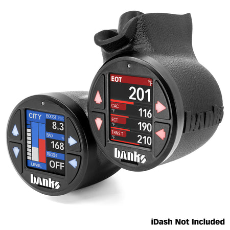 iDash Stealth Pod Mounts for 11-16 Ford Super Duty Dual Gauge Banks Power