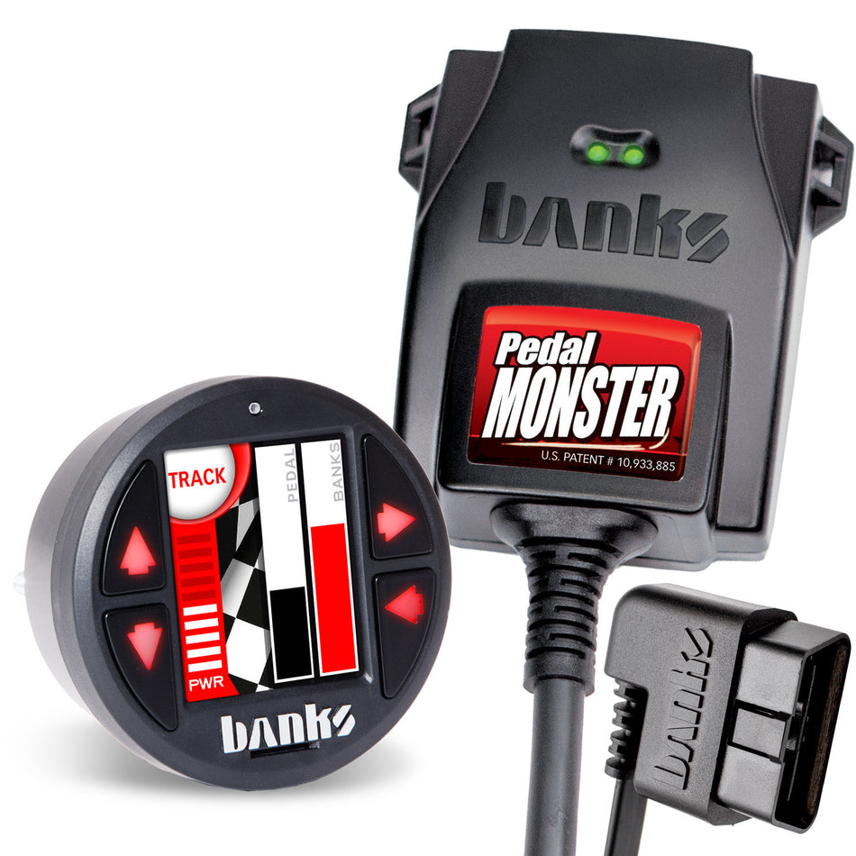 PedalMonster Throttle Sensitivity Booster with iDash SuperGauge for many Cadillac Chevy/GMC Chrysler Dodge/Ram Ford Jeep Lincoln Mazda