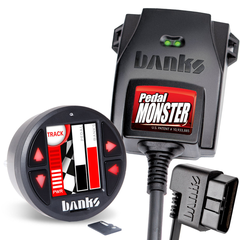 PedalMonster Throttle Sensitivity Booster with iDash DataMonster for 06-07 Silverado/Sierra 2500/3500 Classic Body Banks Power