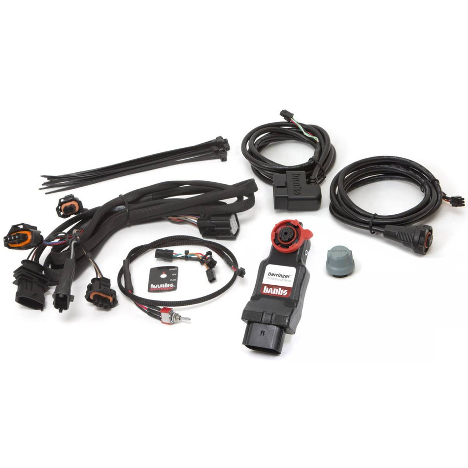 Derringer Tuner w/Switch with ActiveSafety includes Switch for 14-18 Ram 1500 3.0L EcoDiesel Banks Power