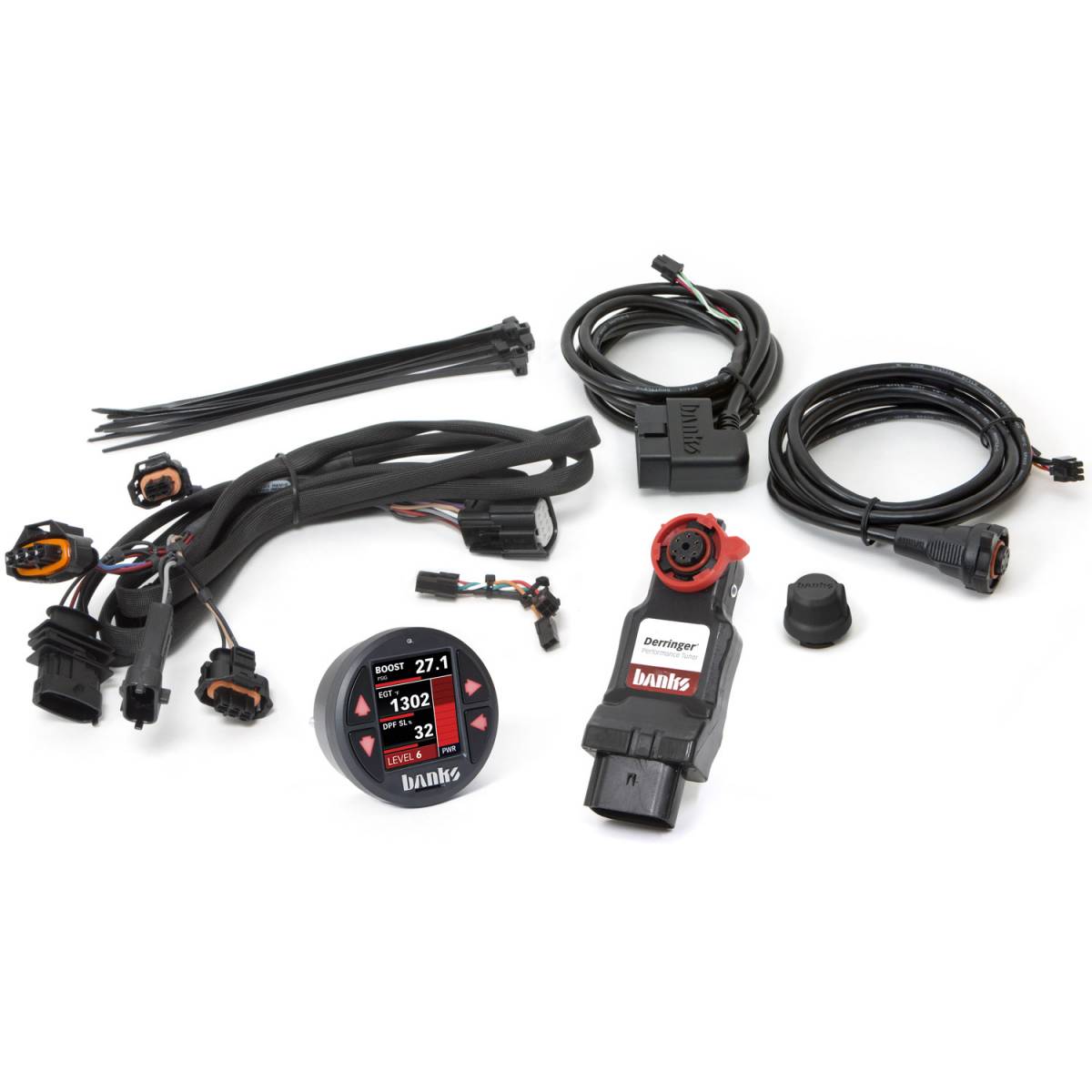 Derringer Tuner w/SuperGauge includes ActiveSafety and Banks iDash 1.8 SuperGauge for 14-18 Ram 1500 3.0L EcoDiesel and 14-17 Grand Cherokee 3.0L EcoDiesel Banks Power