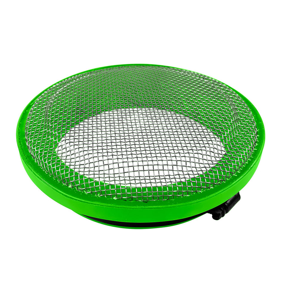 Turbo Screen 6.0 Inch Lime Green Stainless Steel Mesh W/Stainless Steel Clamp S&B