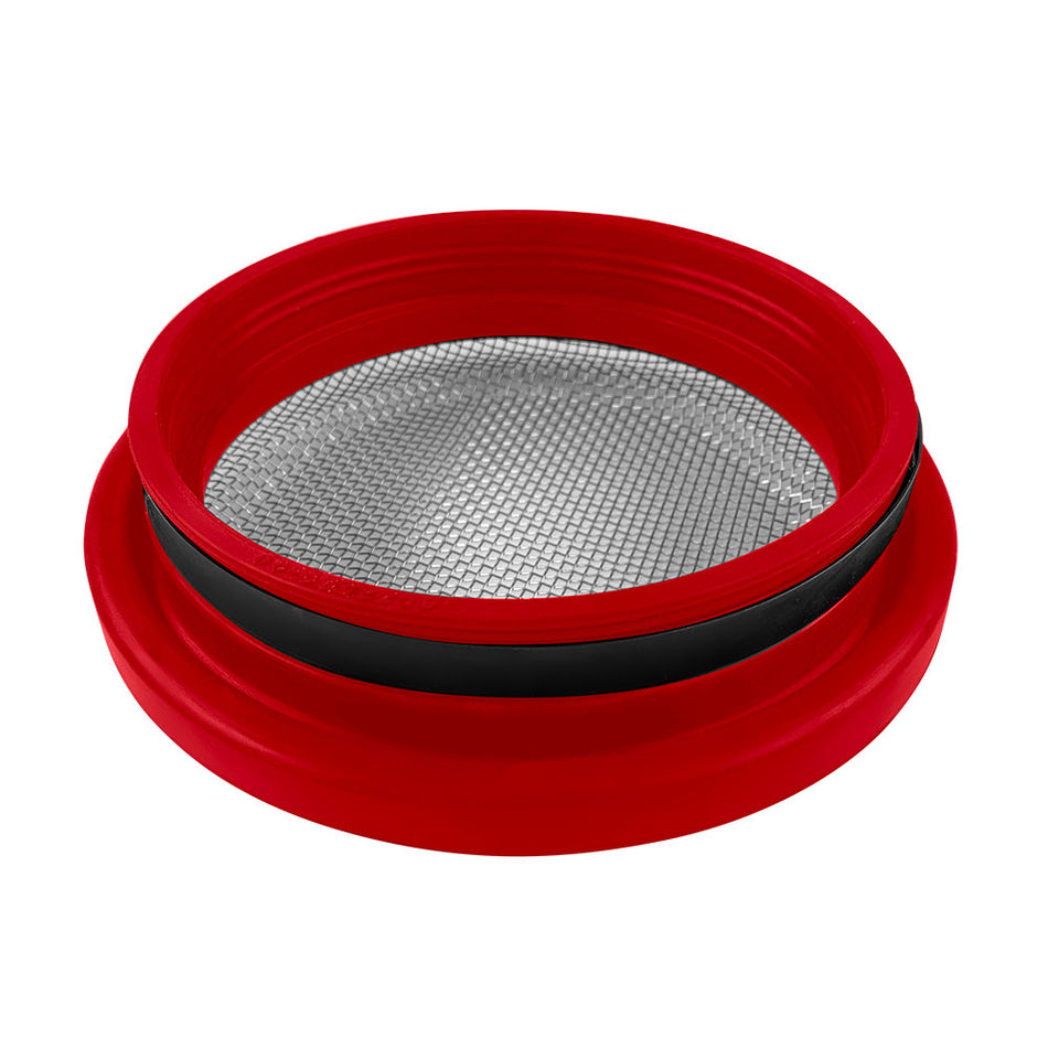 Turbo Screen Guard With Velocity Stack - 3.50 Inch (Red) S&B