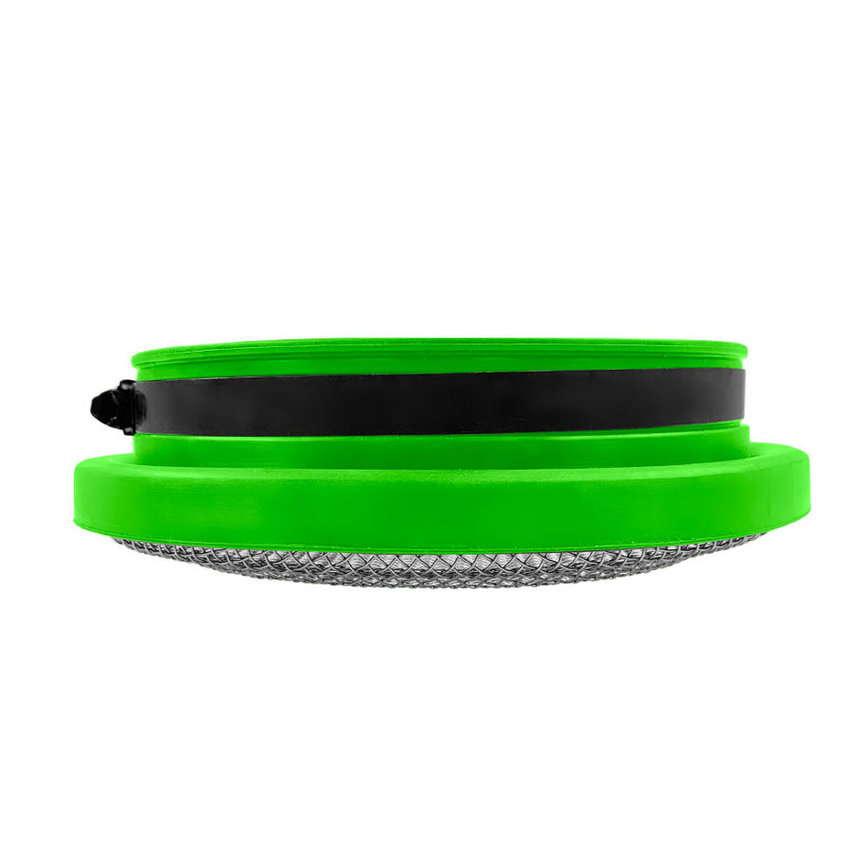 Turbo Screen Guard With Velocity Stack - 4.50 Inch (Green) S&B