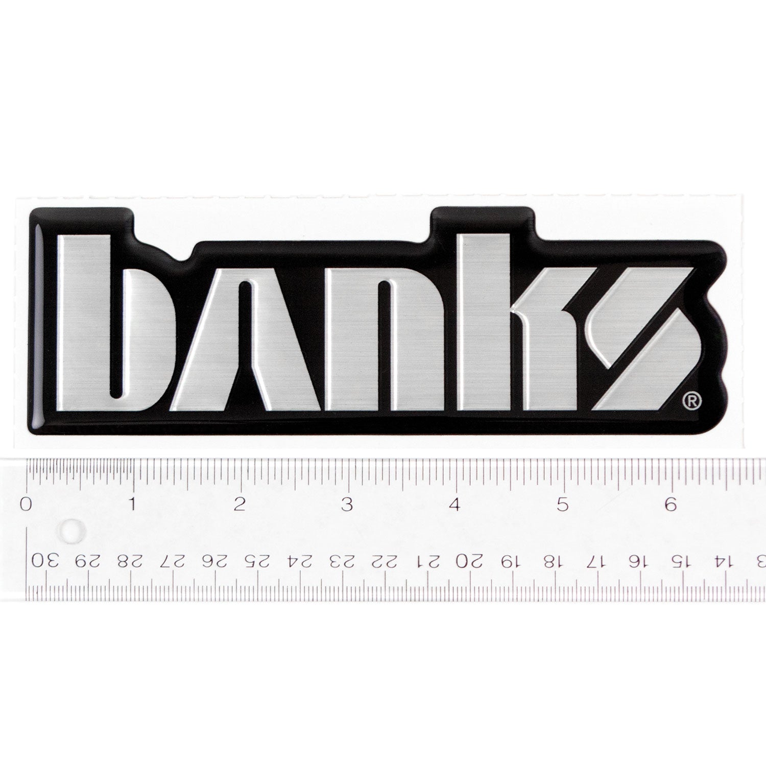 Banks Urocal Large Domed Black & Silver