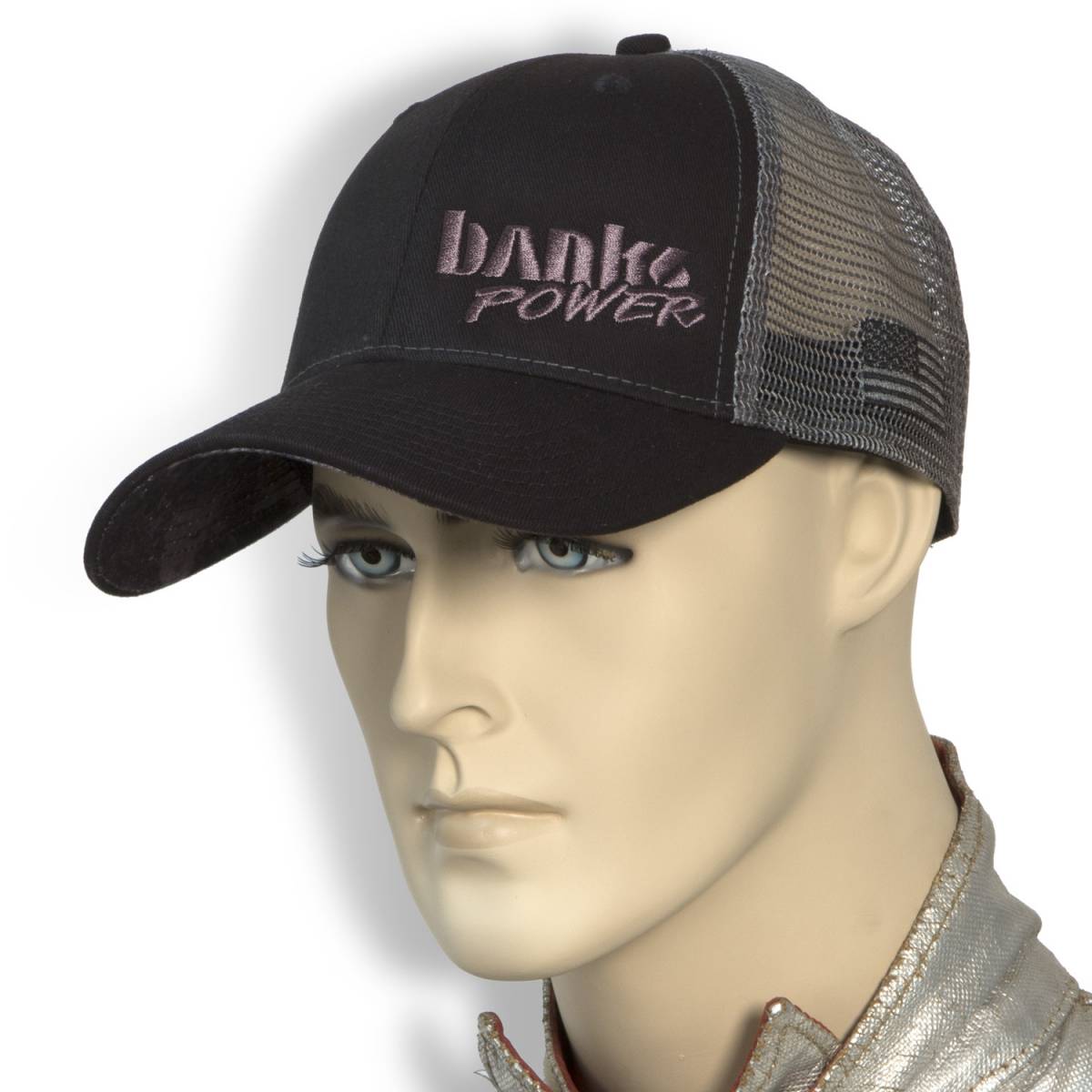 Banks Power Hat Twill/Mesh Black/Gray/Black Curved Bill Snap Backstrap Banks Power