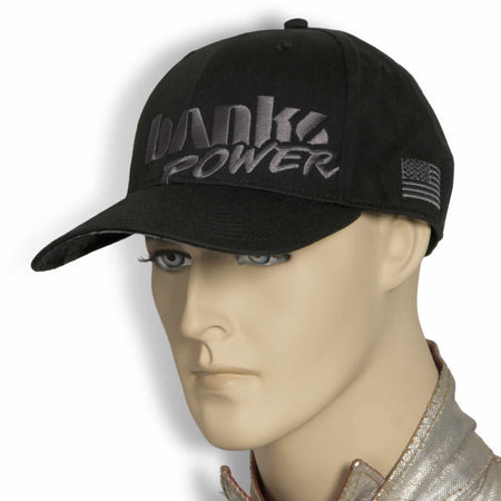 Power Hat Premium Fitted Black/Gray Curved Bill Flexible Fit Banks Power