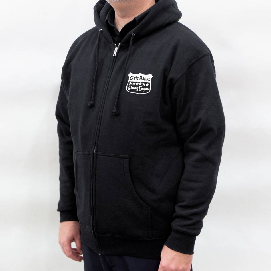 Hoodie 3XLarge Gale Banks Racing Engines Zip Hoodie Banks Power